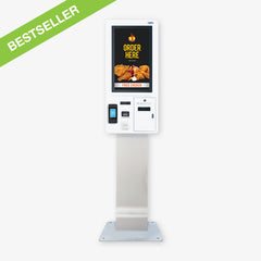 Rodimus 21 - 21" Freestanding Interactive Kiosk | Kiosk for Self Ordering Restaurant