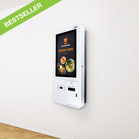 21" Wall Mount Interactive Kiosk for Self Service