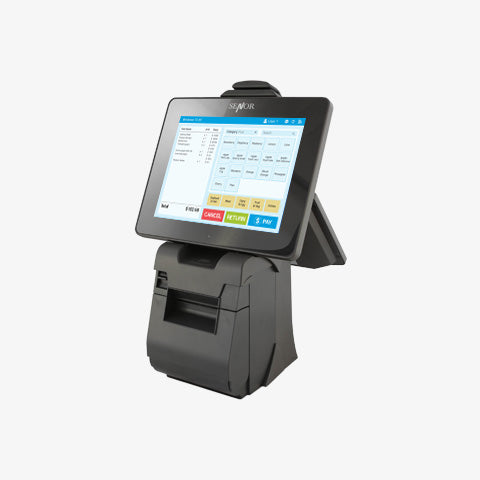 10” Desktop Kiosk with Printer for Restaurant Ordering